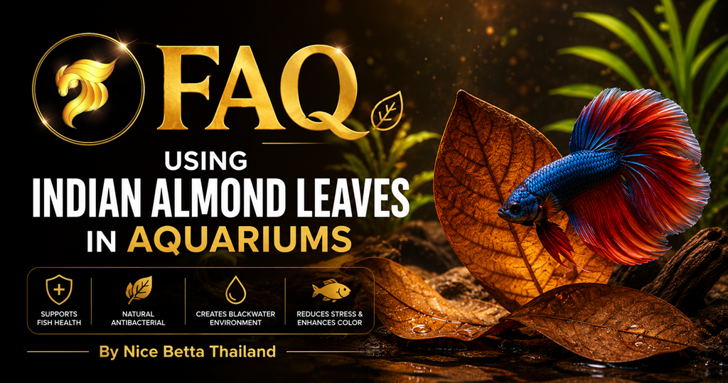 Using Indian Almond Leaves in Aquariums By Nice Betta Thialand
