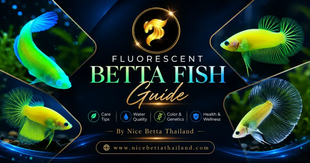 Fluorescent betta fish